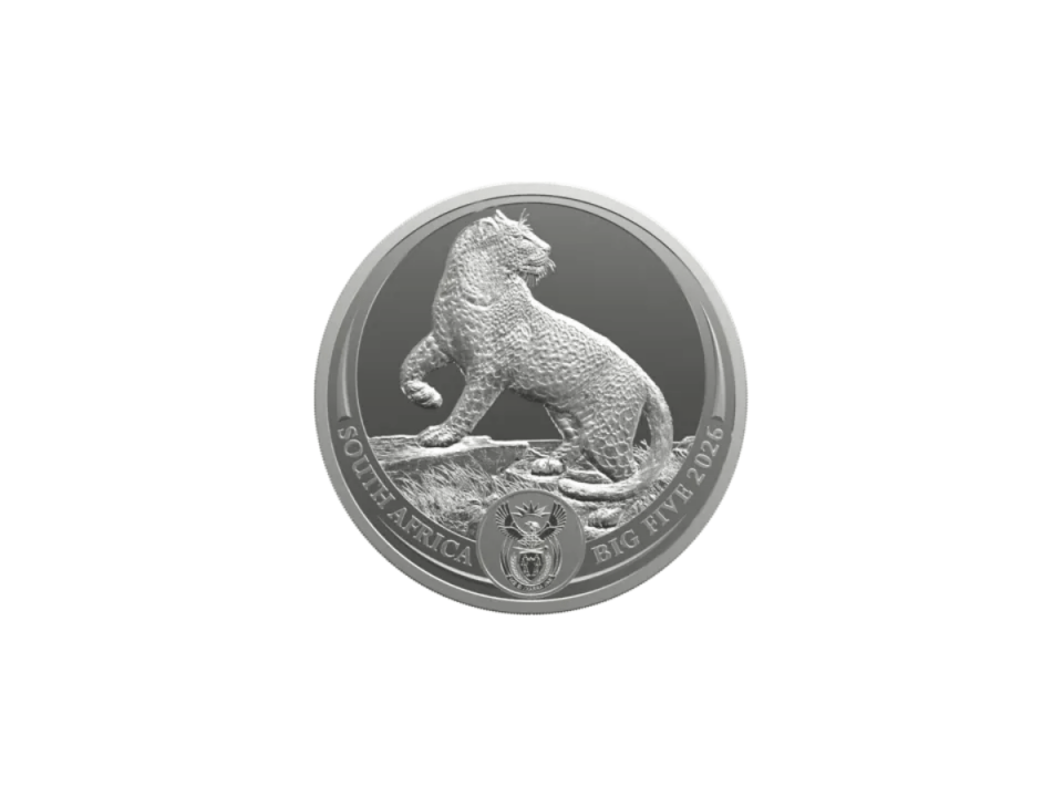 ビッグファイブ ヒョウ 地金型銀貨