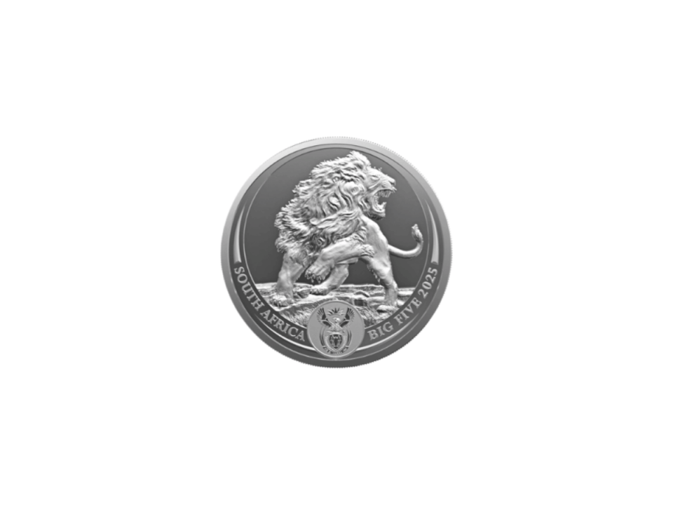 ビッグファイブ ライオン 地金型銀貨