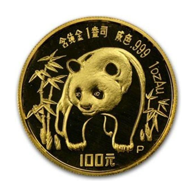 1986年 パンダ金貨 プルーフ