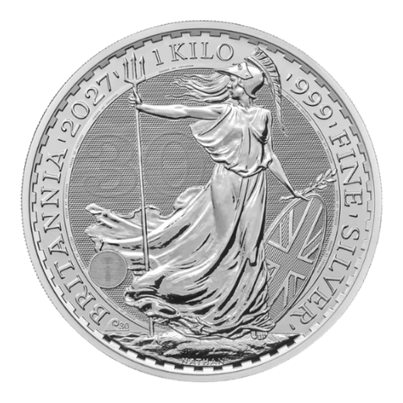 2027年 ブリタニア銀貨 1キロ
