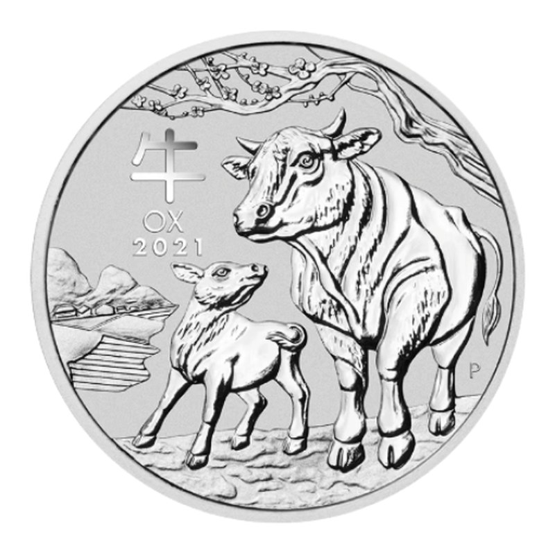 干支 丑年 2オンス銀貨