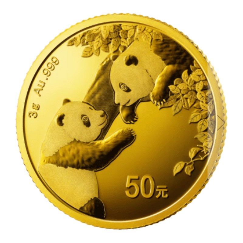 パンダ金貨 3g